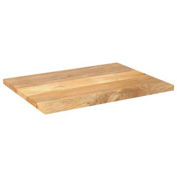 Solid Mango Wood Table Top 80x70 cm | Rustic Furniture Upgrade