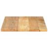 Solid Mango Wood Table Top 80x70 cm | Rustic Furniture Upgrade