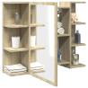 Bathroom Mirror Cabinet Sonoma Oak - 80x20.5x64 cm