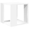 Stylish White Coffee Table | Engineered Wood 32x32x30 cm