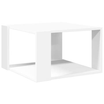 Stylish White Coffee Table - 51.5x51.5x30 cm | HipoMarket