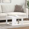 Stylish White Coffee Table - 51.5x51.5x30 cm | HipoMarket