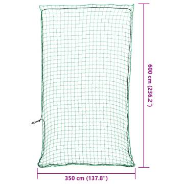 Trailer Net with Elastic Rope Green 6x3.5 m PP - Hipomarket