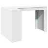 Stylish White Office Desk - 123.5x73.5x75 cm | HipoMarket