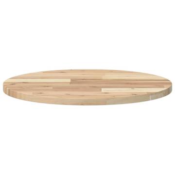 Round Solid Wood Acacia Table Top Ø50x2 cm - HipoMarket