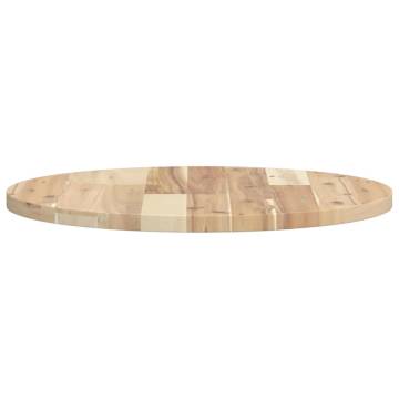 Round Solid Wood Acacia Table Top Ø50x2 cm - HipoMarket