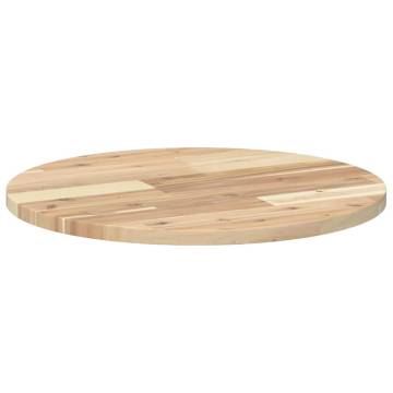 Round Solid Wood Acacia Table Top Ø50x2 cm - HipoMarket