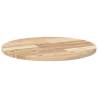 Round Solid Wood Acacia Table Top Ø50x2 cm - HipoMarket