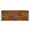 Pallet Collars 2 pcs Brown 120x80 cm Solid Wood Pine