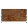 Pallet Collars 2 pcs Brown 120x80 cm Solid Wood Pine