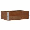 Pallet Collars 2 pcs Brown 120x80 cm Solid Wood Pine