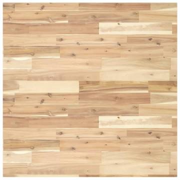 Table Top Square 80x80 cm | Solid Wood Acacia for Home & Office