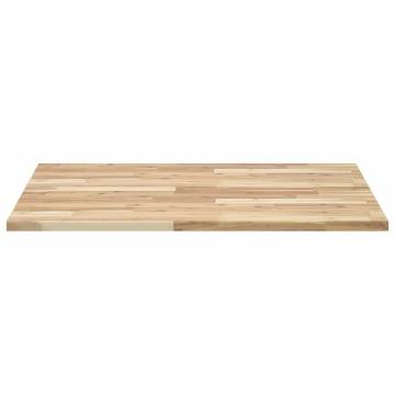 Table Top Square 80x80 cm | Solid Wood Acacia for Home & Office