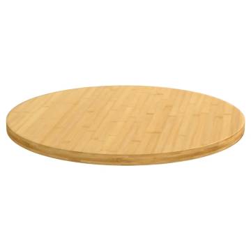 Bamboo Table Top Ø60x2.5 cm - Durable & Versatile Design