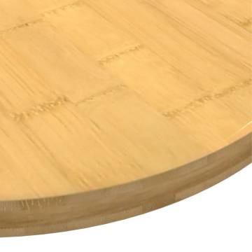 Bamboo Table Top Ø60x2.5 cm - Durable & Versatile Design