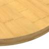 Bamboo Table Top Ø60x2.5 cm - Durable & Versatile Design