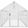 Aviary Silver 1.79x6x1.85 m Aluminium - Ideal for Birds & Pets