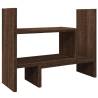 Desk Organiser Brown Oak - Stylish & Durable Storage Solution