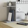  Desk Organiser Grey Sonoma 42x21.5x42 cm Engineered wood Colour grey sonoma 