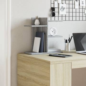 Desk Organiser Grey Sonoma - Stylish & Durable | HipoMarket