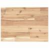 Floating Shelf 60x30 cm - Untreated Solid Acacia Wood