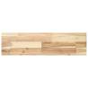 Floating Shelf - Untreated Solid Wood Acacia 80x20x4 cm | Hipo Market