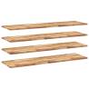 Floating Shelves 4 pcs | Solid Acacia Wood - Hipo Market