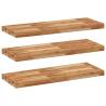 Floating Shelves 3 pcs - Solid Acacia Wood | HipoMarket