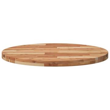 Round Solid Wood Acacia Table Top Ø80x4 cm | HipoMarket