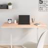 Desk Top 110x55x2.5 cm Solid Wood Beech Colour natural Size 110 x 55 x 2.5 cm 