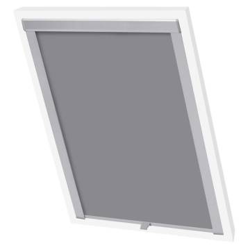 Blackout Roller Blind Grey MK06 - Ideal for Home & Office