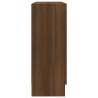 Brown Oak Vitrine Cabinet - Stylish Storage Solution | HipoMarket