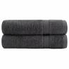  Premium Hand Towels SOLUND 2pcs Anthracite 50x100cm 600gsm Colour anthracite Size 50 x 100 cm Quantity in Package 2 