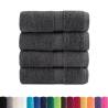 Premium Soap Towels SOLUND 4pcs Anthracite 30x30cm - Hipomarket