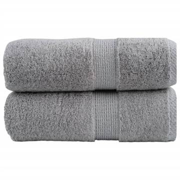 Premium Soap Towels SOLUND 2pcs Grey 30x30cm - 600gsm