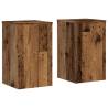 Plant Stands 2 pcs Old Wood | Durable & Stylish 30x30x50 cm