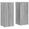 2 Pcs Grey Sonoma Plant Stands - 30x30x70 cm | HipoMarket