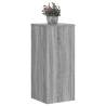 2 Pcs Grey Sonoma Plant Stands - 30x30x70 cm | HipoMarket