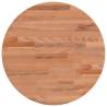 Round Solid Wood Beech Table Top Ø40x1.5 cm - Hipo Market