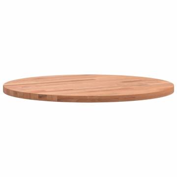 Round Solid Wood Beech Table Top Ø40x1.5 cm - Hipo Market