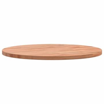 Round Solid Wood Beech Table Top Ø40x1.5 cm - Hipo Market