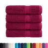 Premium Hand Towels SOLUND 4pcs Bordeaux 50x100cm - Soft & Durable