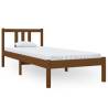 Honey Brown Solid Wood Bed Frame 75x190 cm - Small Single