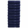  Premium Hand Towels SOLUND 10pcs Navy Blue 50x100cm 600gsm Colour navy blue Size 50 x 100 cm Quantity in Package 10 