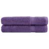  Premium Sauna Towels SOLUND 2 pcs Purple 80x200 cm 600 gsm Colour purple Size 80 x 200 cm Quantity in Package 2 