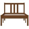 Honey Brown Solid Wood Bed Frame 75x190 cm - Small Single