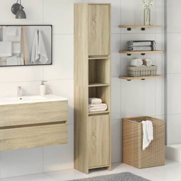 Bathroom Cabinet Sonoma Oak - Stylish & Functional Storage