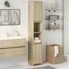  Bathroom Cabinet Sonoma Oak 30x30x183.5 cm Engineered Wood Colour sonoma oak Model without handle Number of 1 Number of Pieces 