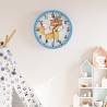  Wall Clock Blue Ø25.5 cm Polystyrene and Glass Colour blue 