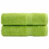  Premium Shower Towels SOLUND 2 pcs Apple Green 70x140 cm 600 gsm Colour apple green Size 70 x 140 cm Quantity in Package 2 